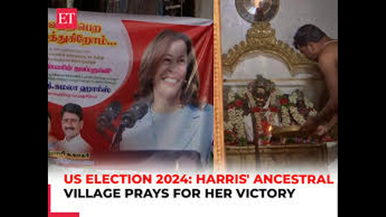 US Presidential Poll 2024- Kamala Harris' ancestral village prays for her election victory