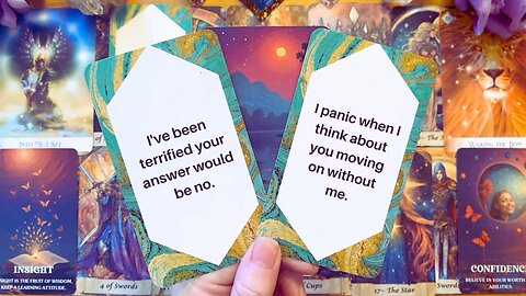 SOMEONE IS TERRIFIED OF YOU WALKING AWAY FOR GOOD 😦 (LOVE TAROT READING) 🔮