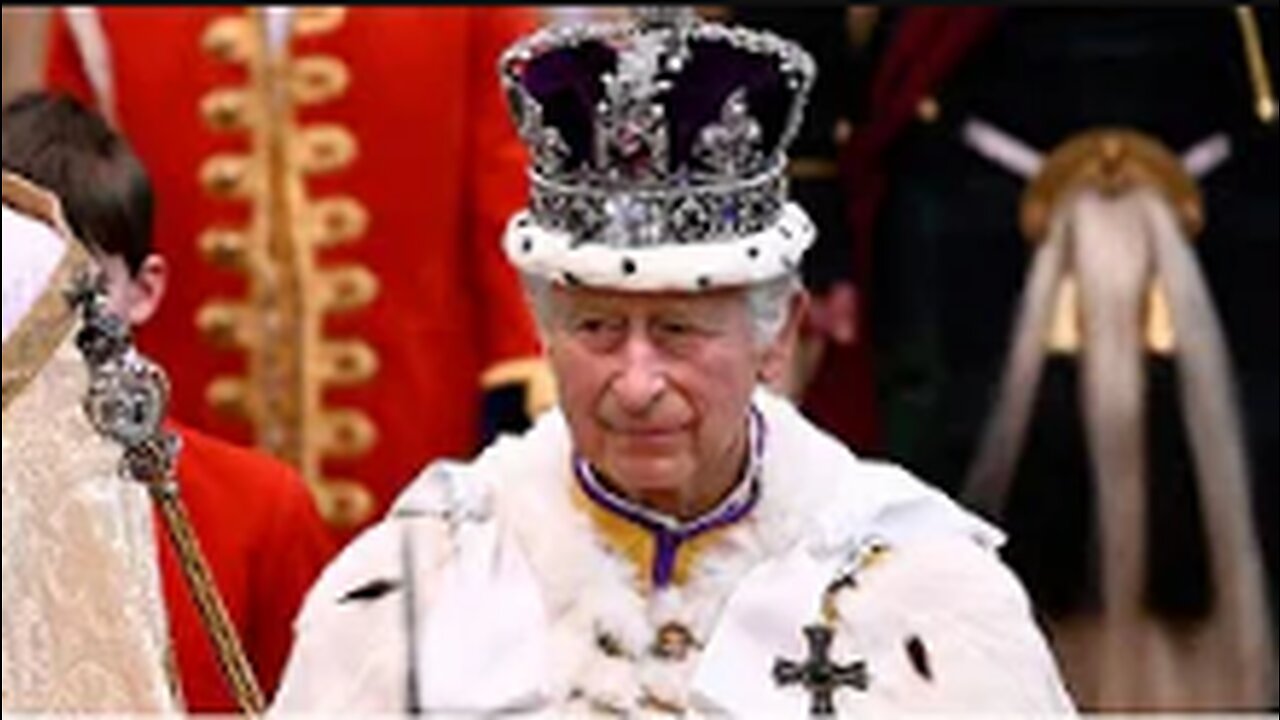 HM King Charles III leaves Westminster Abbey following Coronation ceremony - BBC News