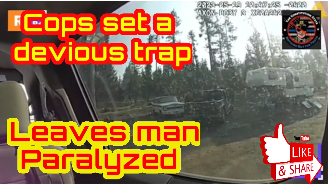 Police create a devious plan and paralyze a man in the process