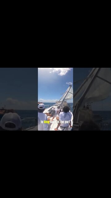 Sailboat Racing leads to disaster!