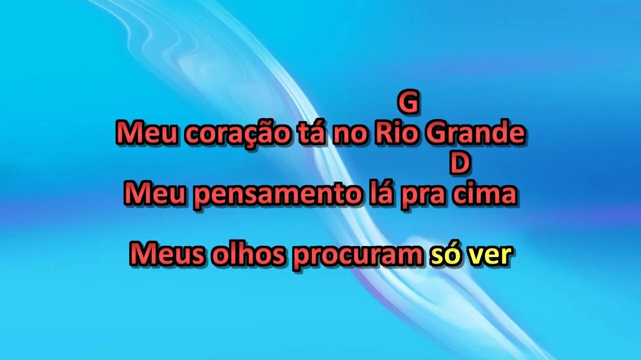 Terceira Dimensão Vou para Santa Catarina karaoke playback