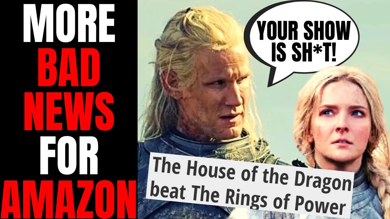 Rings Of Power Gets DESTROYED By House Of The Dragon | Lord Of The Rings BACKLASH For Amazon!