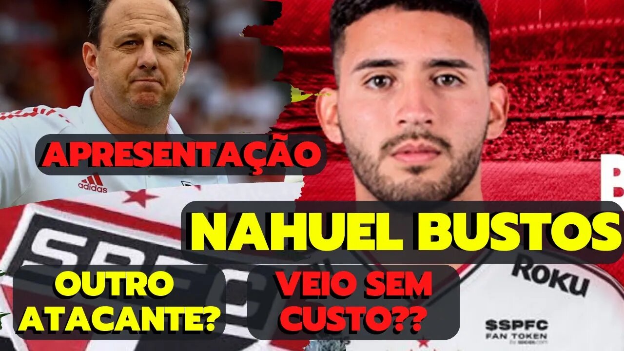 COLETIVA DE APRESENTAÇÃO: SÃO PAULO COM NOVO ATACANTE NAHUEL BUSTOS | JOGADOR ARGENTINO