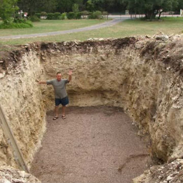 His Neighbors Were Puzzled By The Massive Hole He Dug In His Backyard