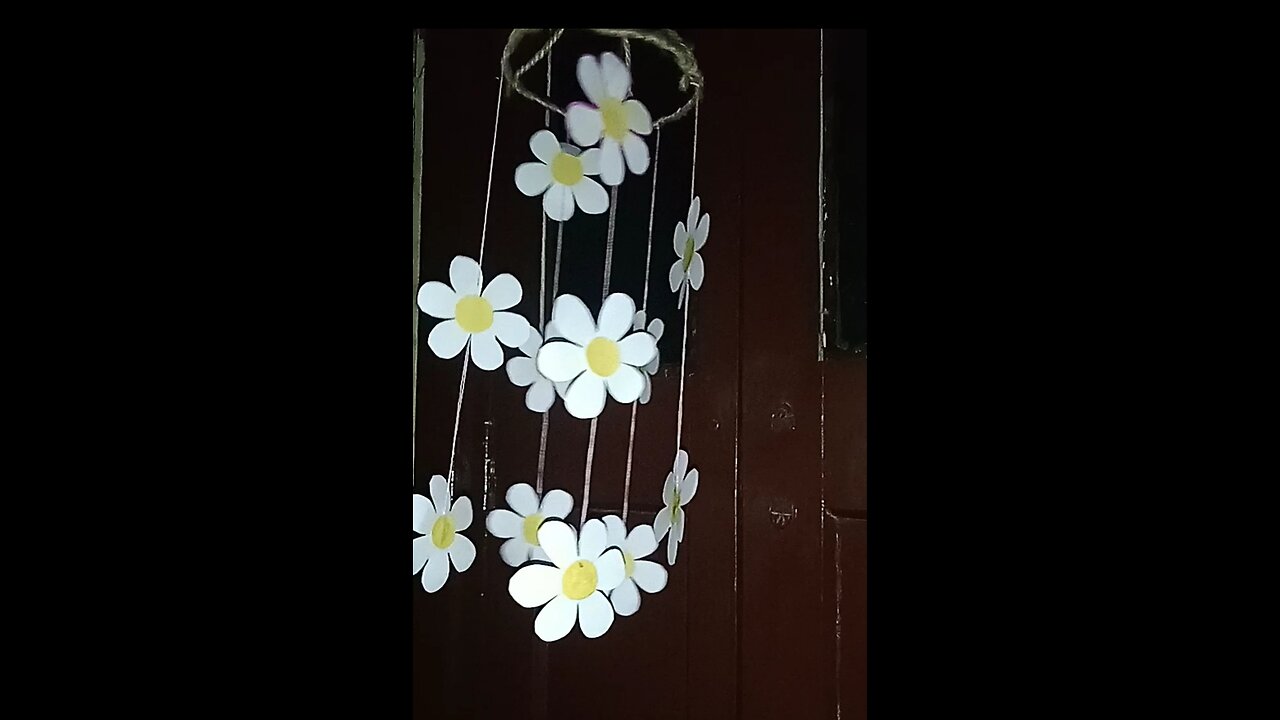 How to make Beautiful door hanging with paper 🥰