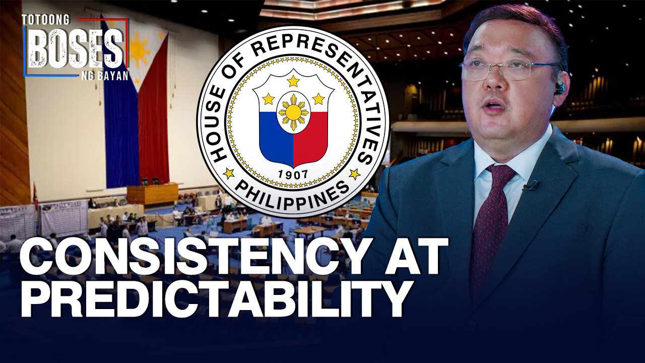 Kailangan magkaroon din ng consistency at predictability ang ating mambabatas —Atty. Roque