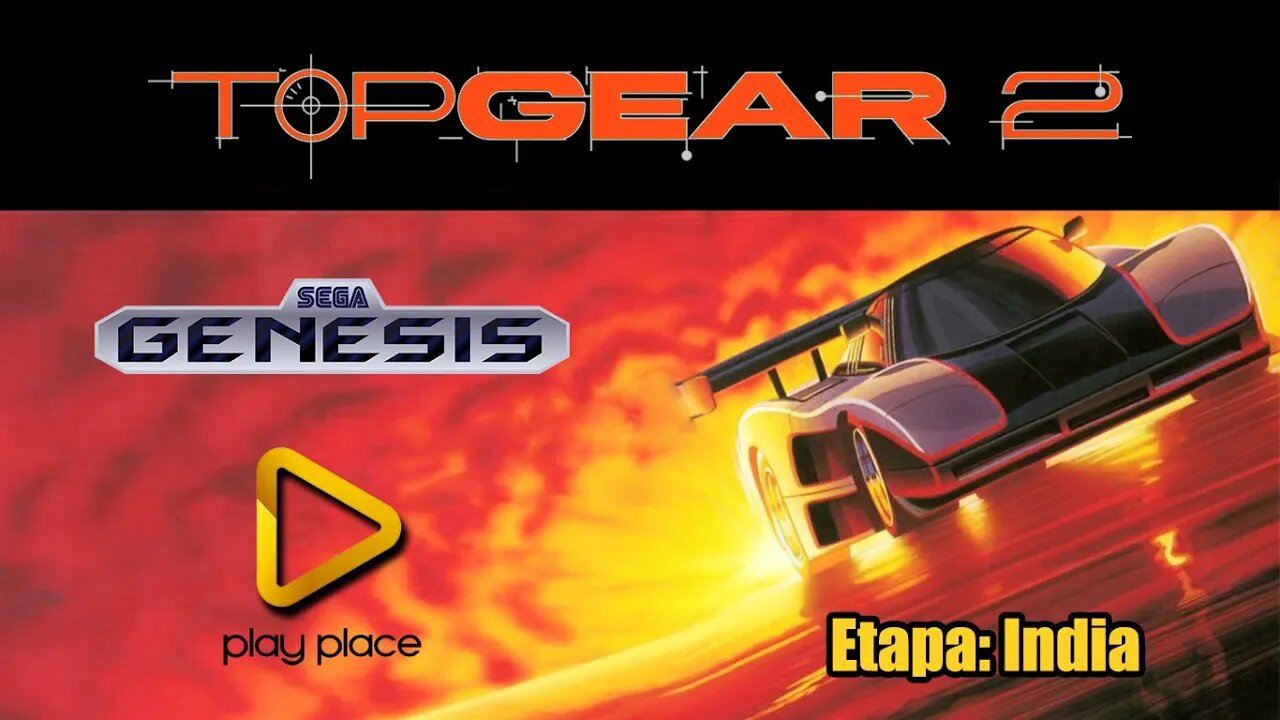 Top Gear 2 - Sega Genesis / India