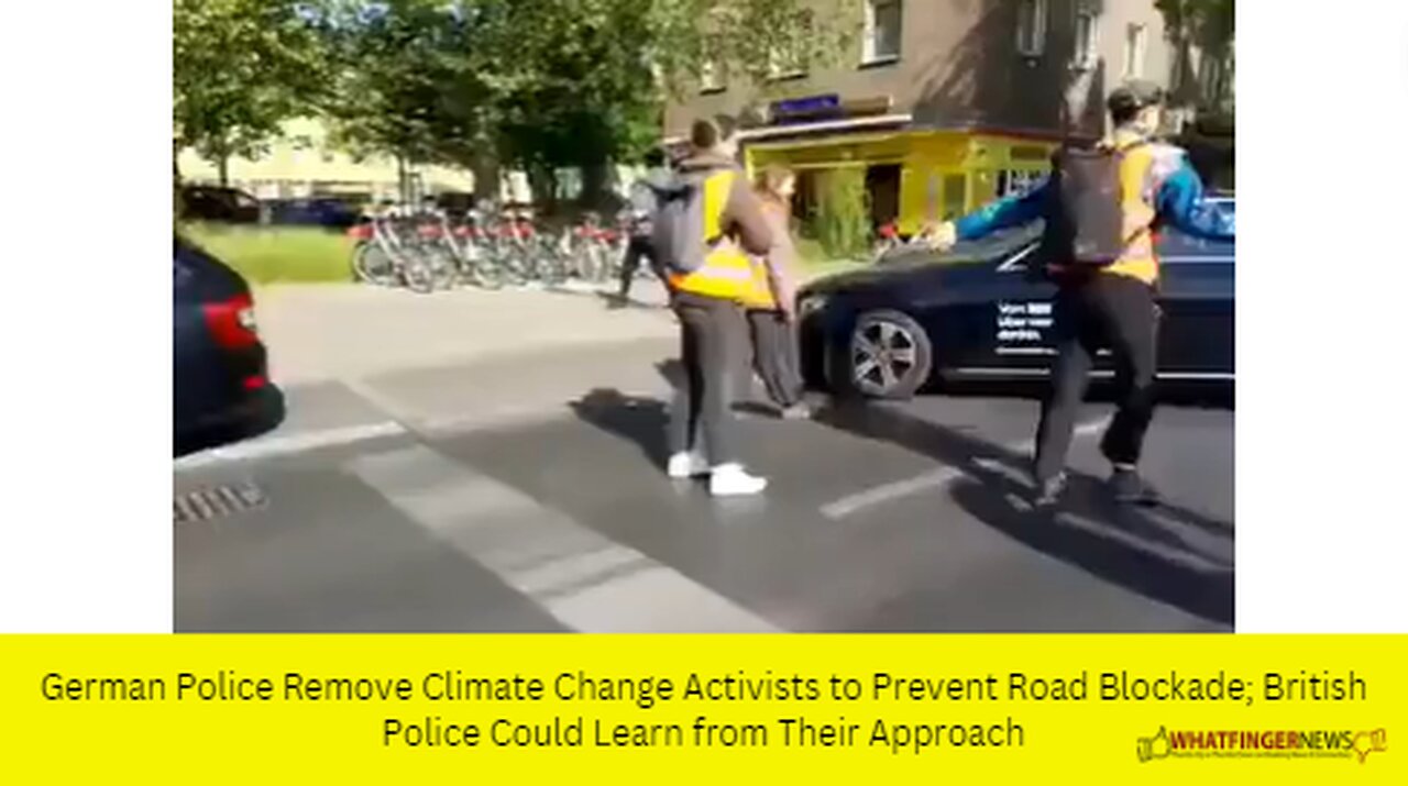 German Police Remove Climate Change Activists to Prevent Road Blockade