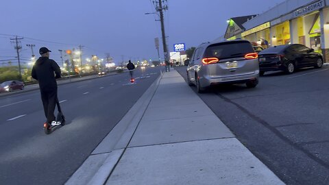 Evening Walk on Philadelphia Ave. Ocean City, Maryland