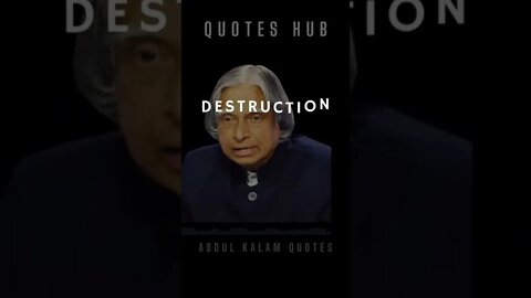 One of the Most Inspiring Quotes from APJ Abdul Kalam || #quotes || #shorts