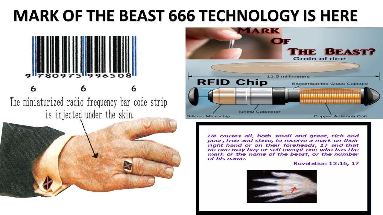 TRENDY LOOKING TIK TOK VIDEO ADVERTISING MARK OF THE BEAST 666 CHIP