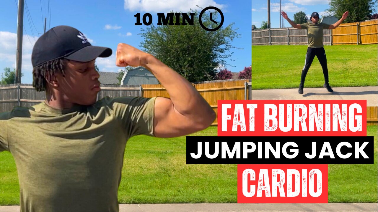 10 Min Fat Burning Jumping Jack CARDIO Workout