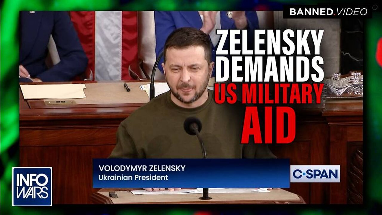 VIDEO: Zelensky Demands Military Aid Before Congress