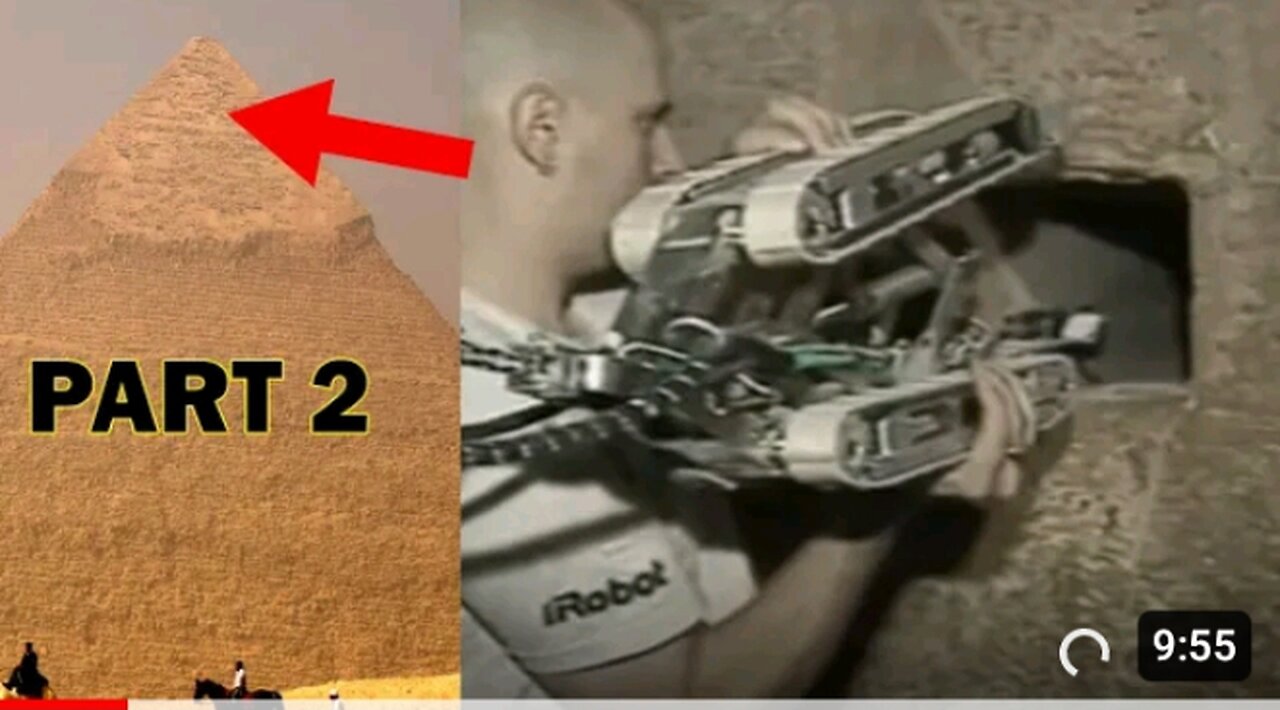 amazing discovery made by robotic camera inside pyramids