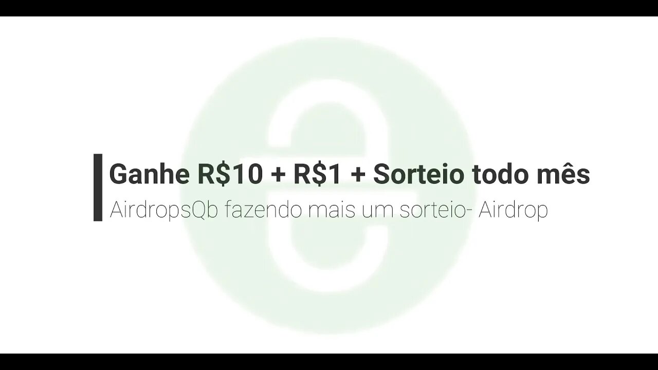 Finalizado - Airdrop - Picpay - R$ 10 + R$ 1 + 40%