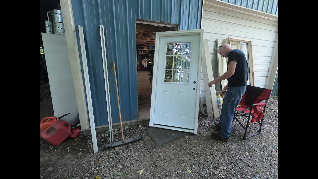 New door on the shop