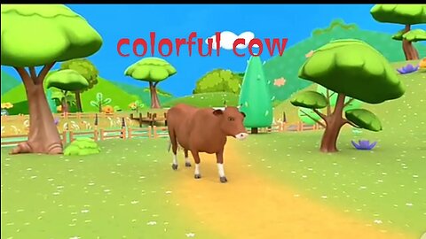 Colorful cows