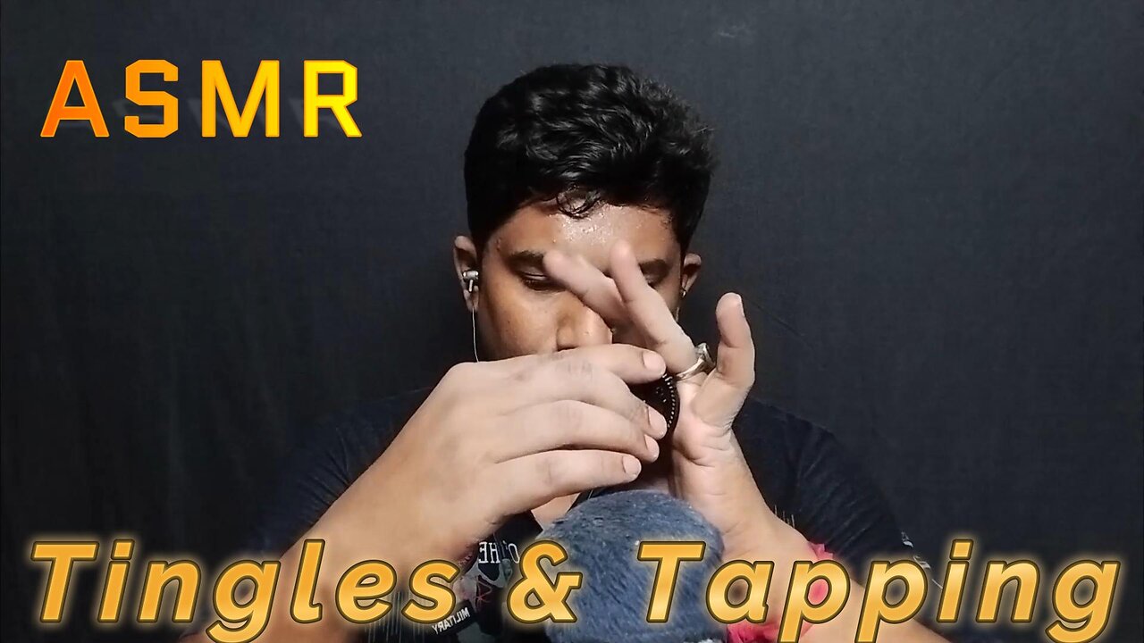 asmr tingles hand and tapping to sleep