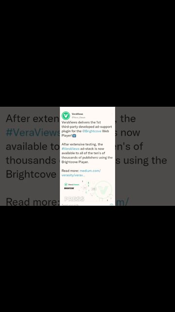 VERASITY PRICE PREDICTION AFTER ADSTACK LAUNCH #cryptoinvesting #verasity #altcoin #altcoinportfolio