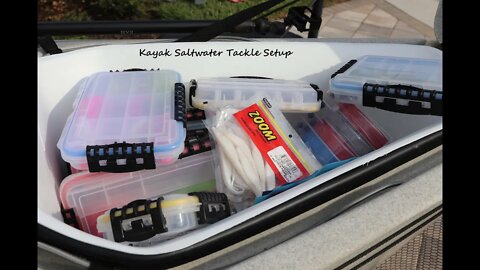 Kayak Saltwater Tackle Setup - Rods & Tackle