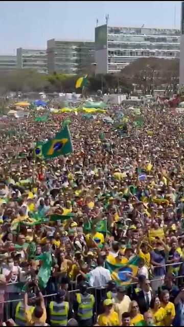 Brazil protest against Covid vax