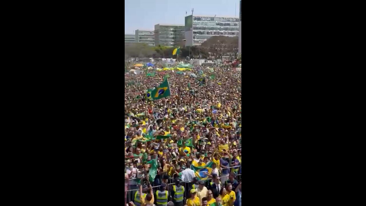 Brazil protest against Covid vax