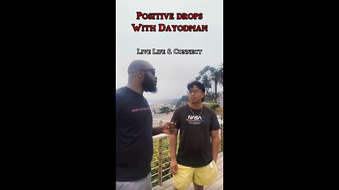Live Life & Connec #dayodman #motivation #eeyayyahh #motivationalspeaker #positivity