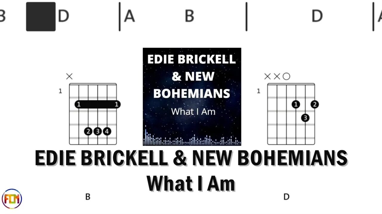 EDIE BRICKELL & NEW BOHEMIANS What I Am GUITAR CHORDS & LYRICS