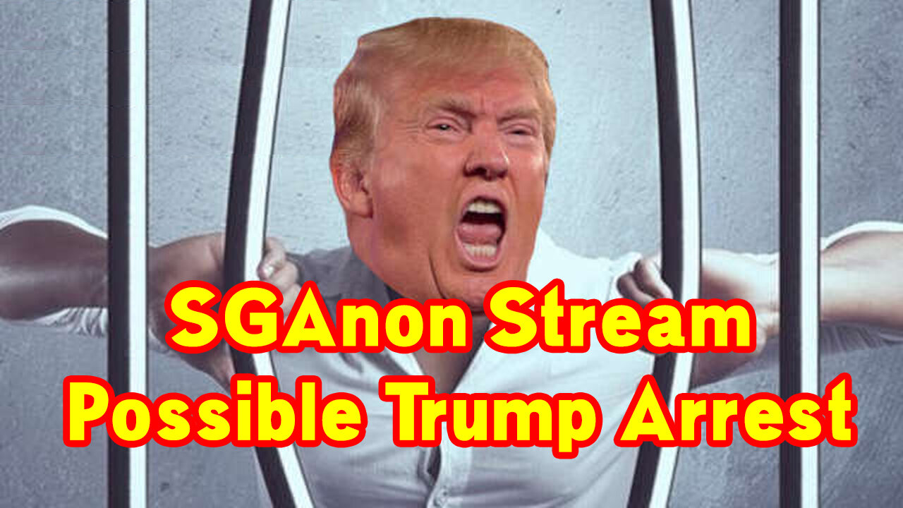 SGAnon Possible Trump Arrest - SGAnon Stream 3.20.23