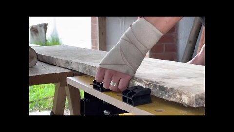 First time made bedside table cost 3 dollars wood raw log style 如何用3块钱的木头做一个床头柜