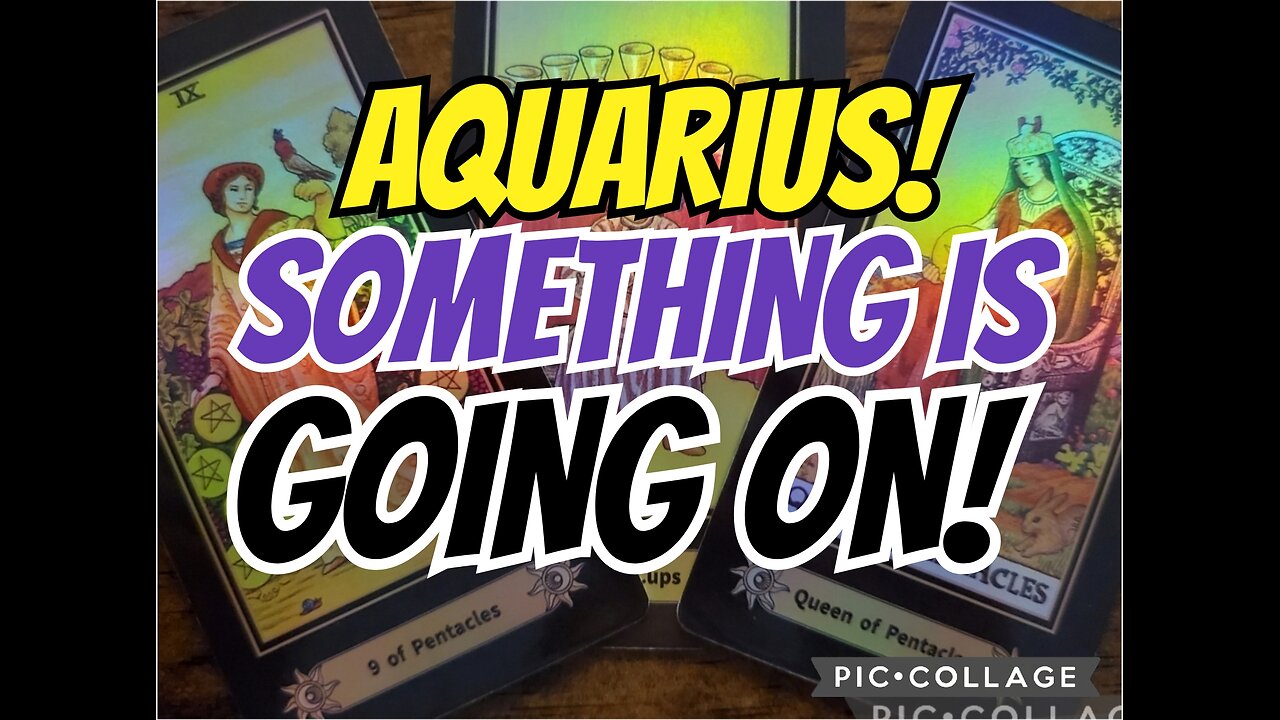 AQUARIUS ‼️ SOMETHING IS GOING ON ‼️