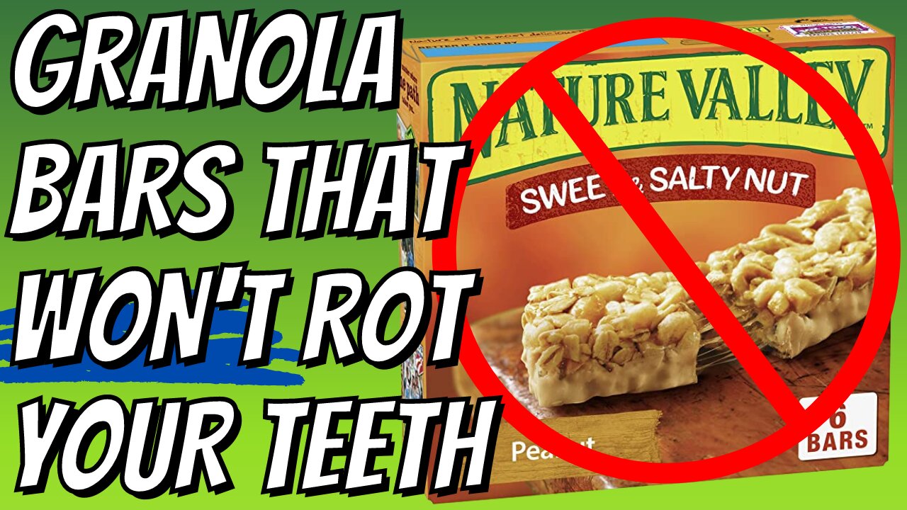How To Make Sweet & Salty Peanut Butter Granola Bars (Because Nature Valley is TRASH) | EASY Recipe