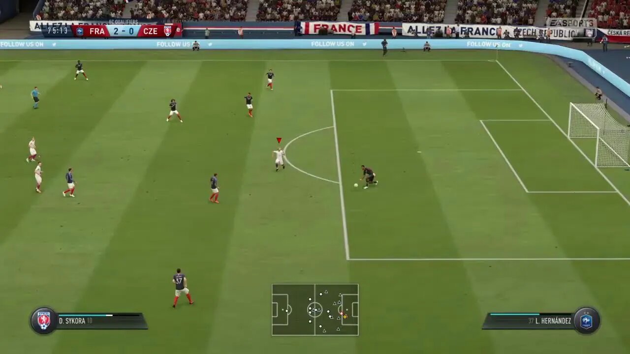 Czech Republic 2030-2031 Euro Qualifier Group Play Match 5 @ France (2-1-1)