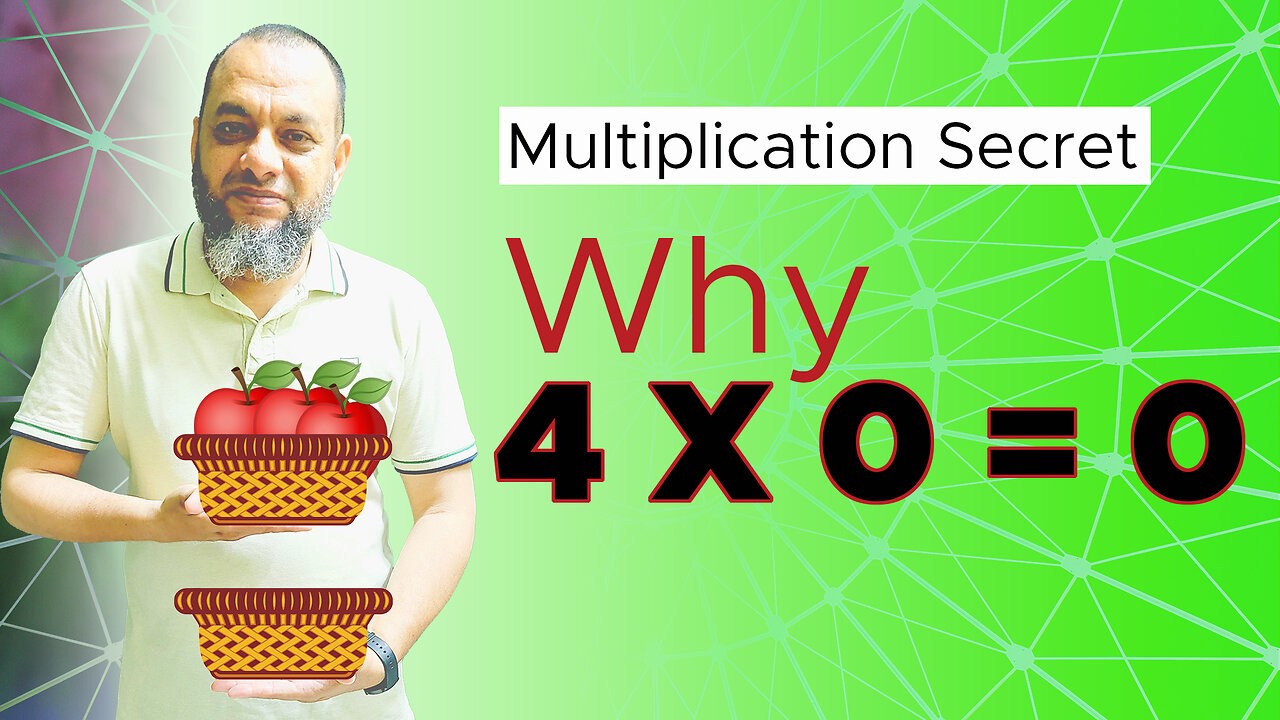 Why multiplication with zero gives zero