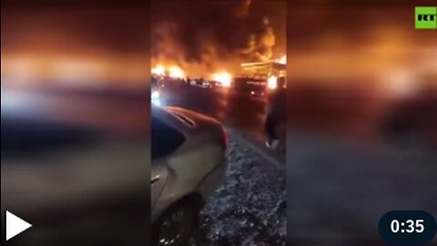 Deadly explosion in Dagestan causes huge fire