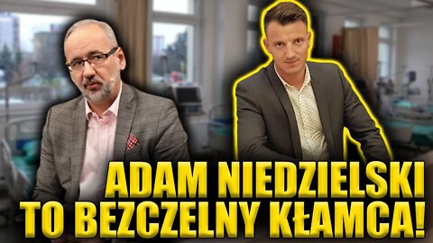 Niedzielski jest BEZCZELNYM KŁAMCĄ! R. Wilk wprost o Niedzielskim i ekipie z Ministerstwa Zdrowia