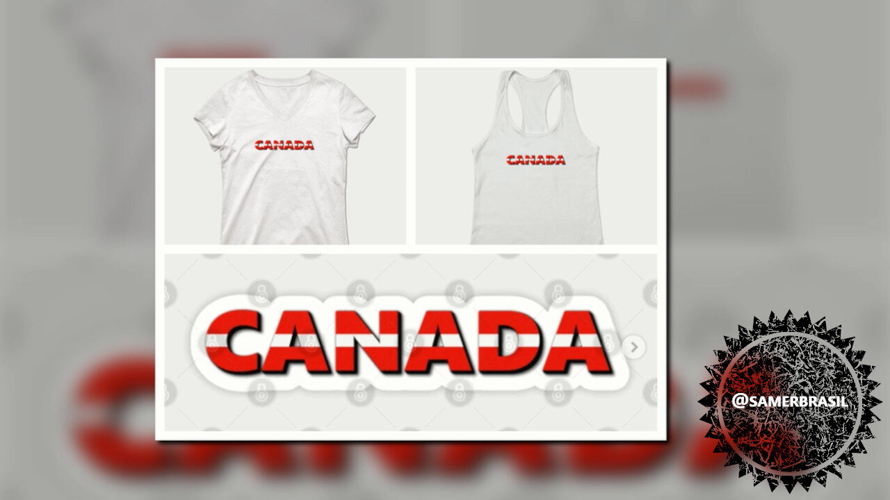 CANADA T-SHIRT. SAMER BRASIL (TEEPUBLIC)