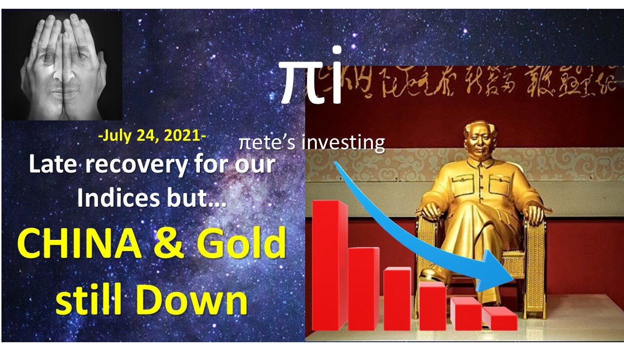 Late recovery for our Indices but… CHINA & Gold still Down.