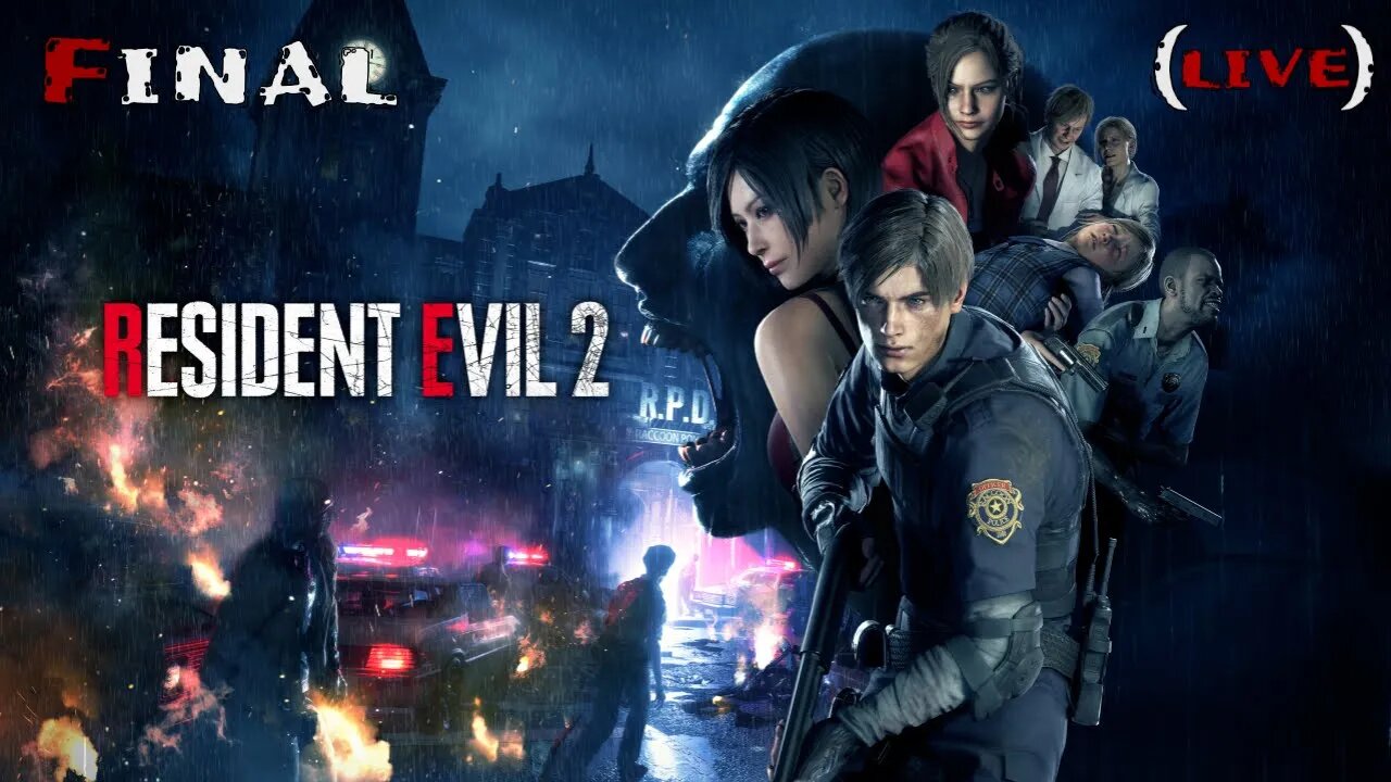 Resident Evil 2: Jogando em Live - Monstros e Mais Monstros (Final) (Playthrough)