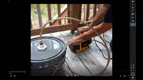 We built a Vacuum Canner. Well Karissa bought the pieces and Gordon Assembled.