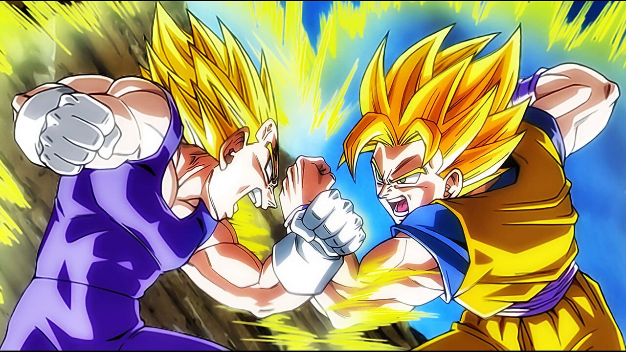 Best Anime Fight - Goku vs Majin Vegeta