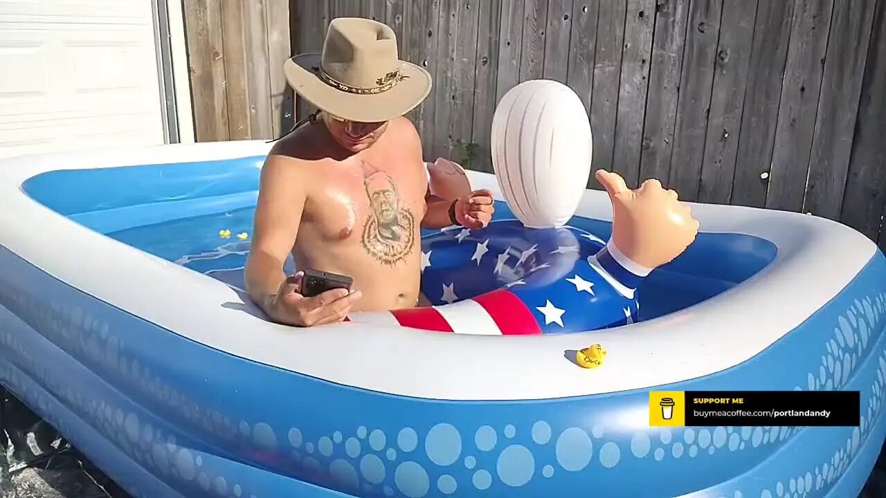 #Pool Party with #JoeBiden and 50 of my Friends