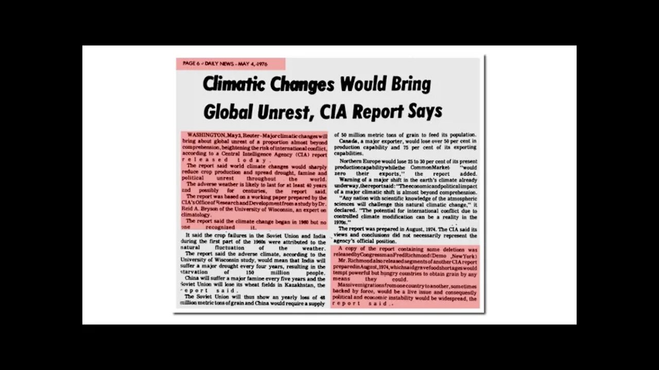 The 1974 Ice Age Scare