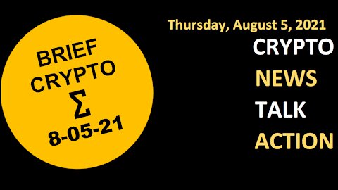 Crypto News Talk Action 5 August Bitcoin BTC Ethereum ETH Cardano ADA Solana SOL DOT