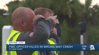 FWC officer killed in wrong-way crash