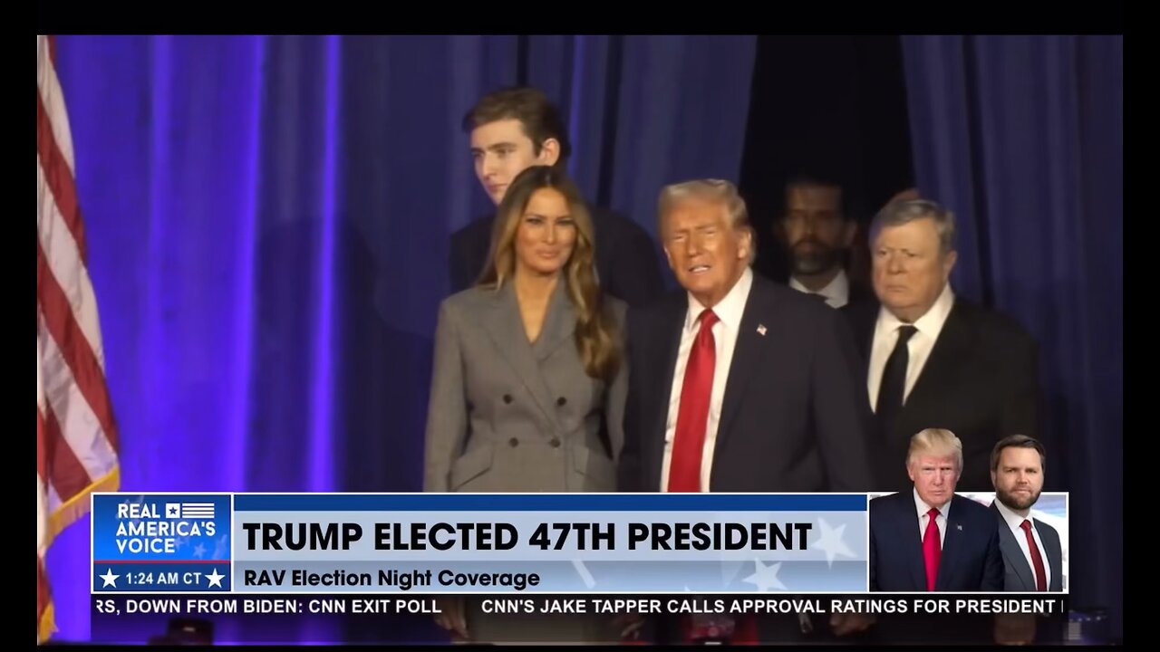 Trump Elected 47th President Speech 11-6-2024