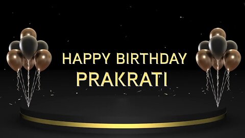 Wish you a very Happy Birthday Prakrati