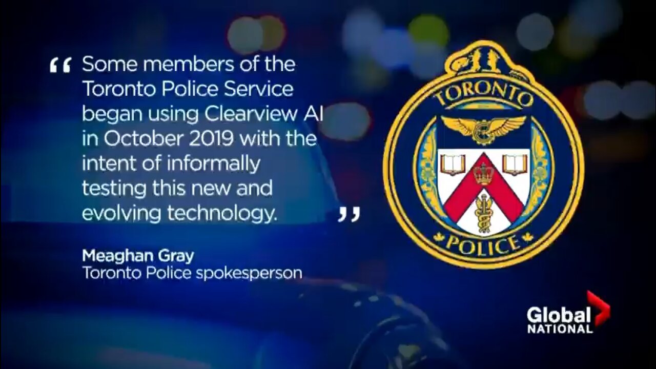 Toronto Police Using facial recognition