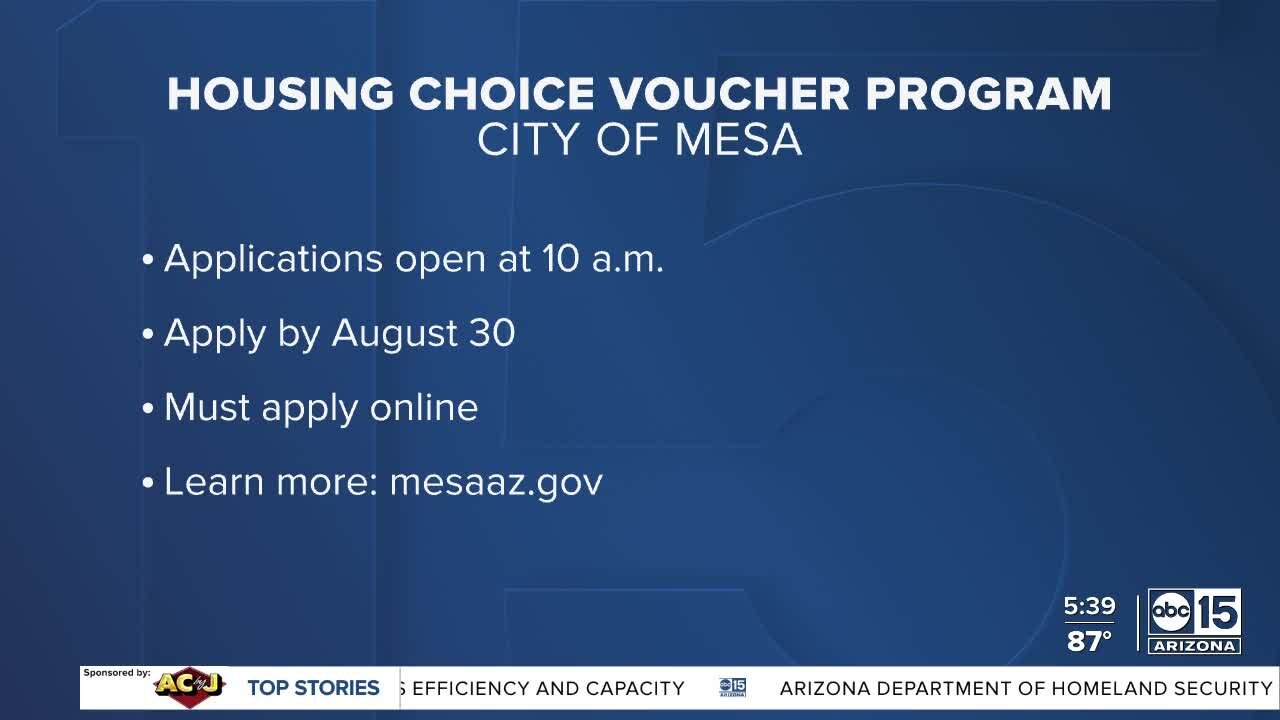 Mesa Section 8 waitlist pre-applications to open August 17, city says
